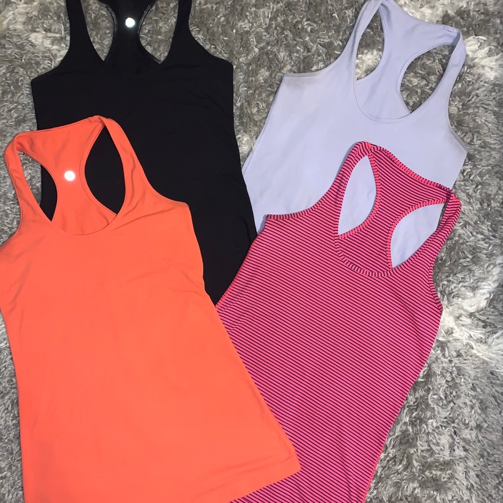 Size 6 Lululemon tank top bundle